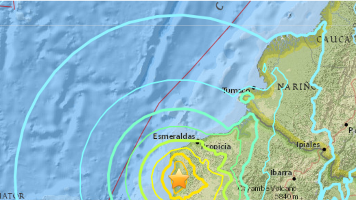 Ecuador vuelve a temblar a causa de un sismo de magnitud 6.8