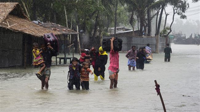 بنگلادیش، طوفان کا قہر، 24 ہلاک، 5 لاکھ بے گھر