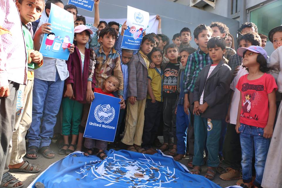 Niños yemeníes denuncian a la ONU por retirar a Arabia Saudí de su lista negra