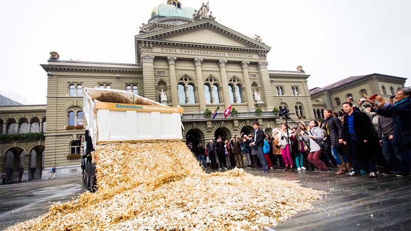 Swiss People Votes on Allocating $2.500 to Adults Monthly