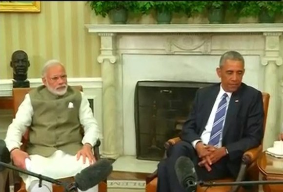 مودی کی صدر اوباما سے ملاقات، میزائیل ٹیکنالوجی گروپ میں ہندوستان کی شمولیت