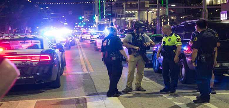 امریکا، مظاہروں کے دوران، حملہ، 5 پولیس اہلکار ہلاک + ویڈیو