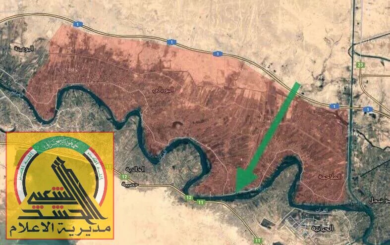 الحشد الشعبي يطلق آخر مرحلة من تحرير جزيرة الخالدية