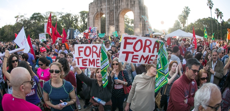 Masivas manifestaciones en Brasil contra las políticas del Gobierno de Temer