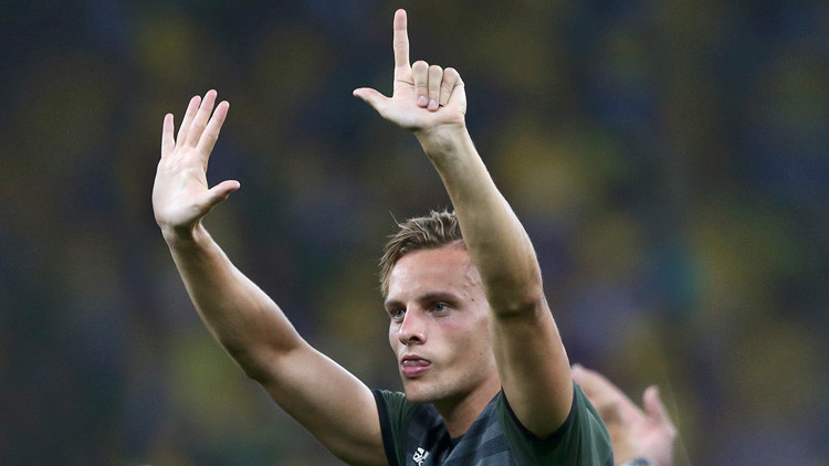 Un futbolista alemán provoca a Brasil con un gesto poco deportivo tras perder la final de los JJ.OO.