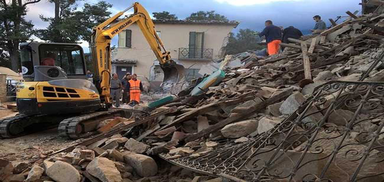 اٹلی، زلزلے میں ہلاک ہونے والوں کی تعداد ہوئی 250