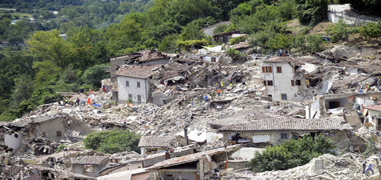 اٹلی، زلزلے سے ہلاک ہونے والوں کی تعداد 120 ہوئی