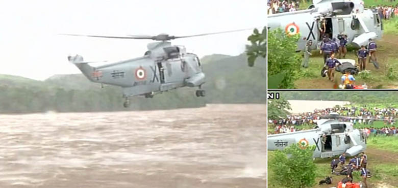 ہندوستان، ممبئی – گوا شاہراہ پر شدید سیلاب، 40 افراد لاپتہ