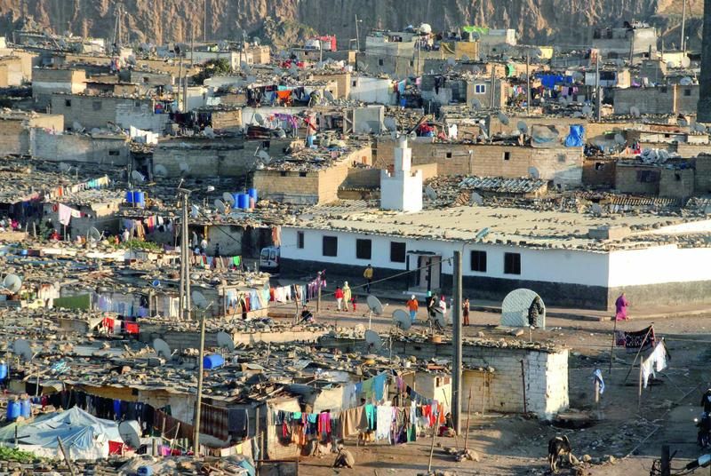 آلاف الأسر المغربية تعيش في بيوت من الصفيح