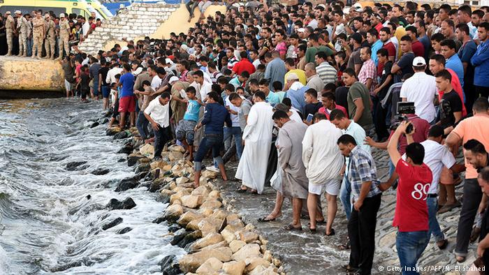 غرق 150 پناهجو در سواحل مصر
