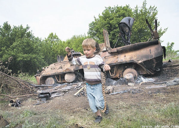 الذخائر تصور الحرب الأهلية في أوكرانيا