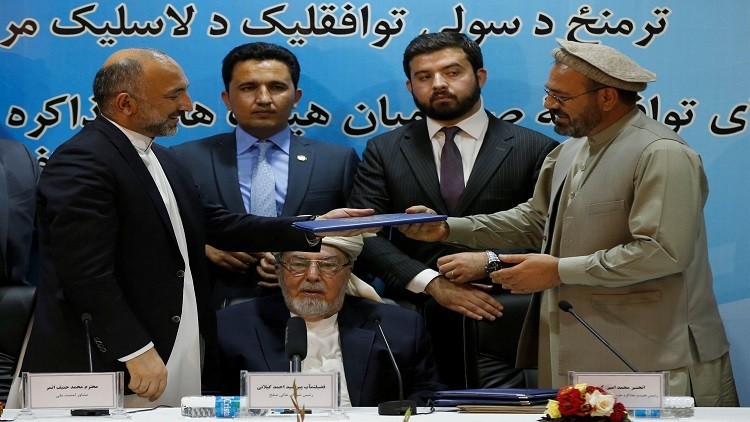اتفاق سلام بين الحكومة الأفغانية وحزب حكمتيار