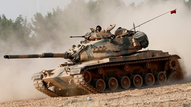 Turkish Tanks Roll in to Attacks New Fronts in Syria