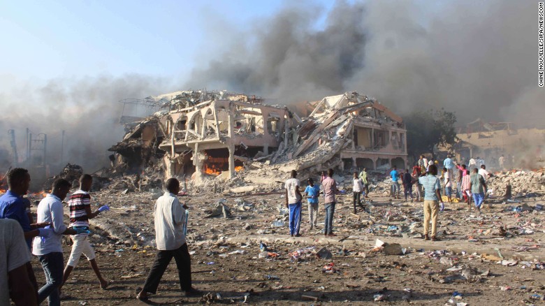 Qatar Embassy Seriously Damaged in Somalia’s Deadly Attack, 300 Killed