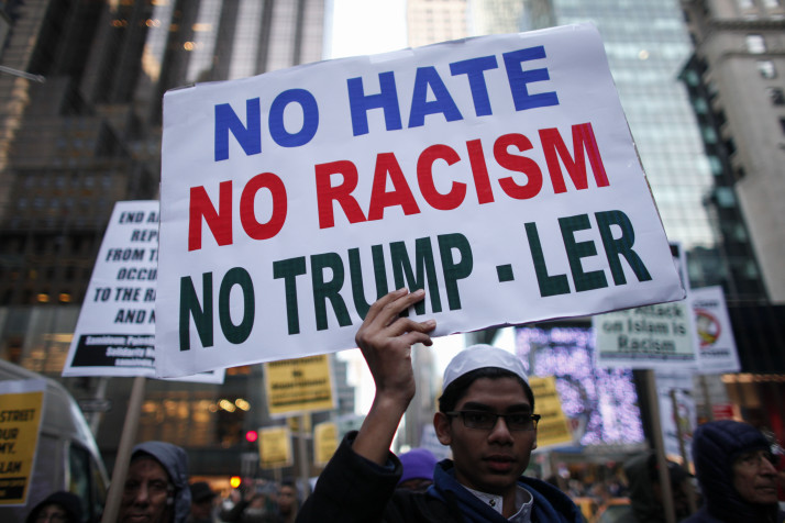 Americans March in Washington, DC Protesting Racism after Trump’s Remarks