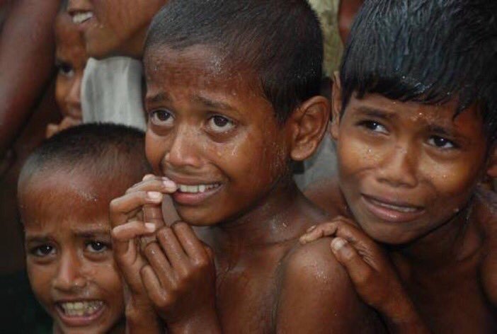 اليونيسيف: الابادة الجماعية دفعت  120 الف طفل مسلم للهرب من ميانمار