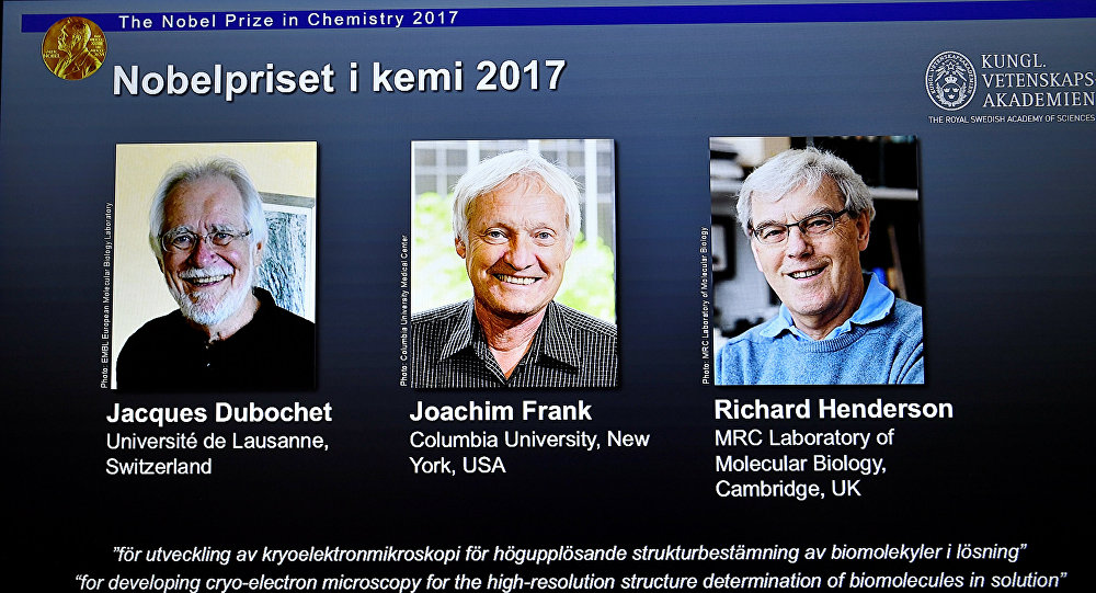 فوز ثلاثة علماء بجائزة نوبل للكيمياء