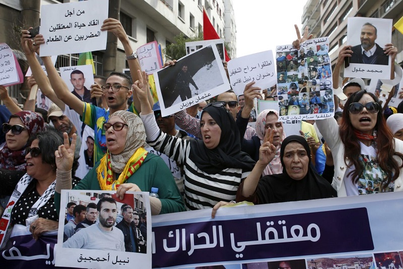Protesters in Morocco Demand Release of Political Prisoners