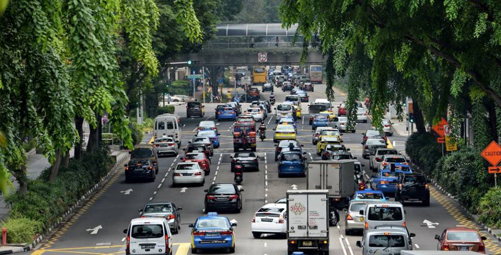 Ni un coche más en Singapur