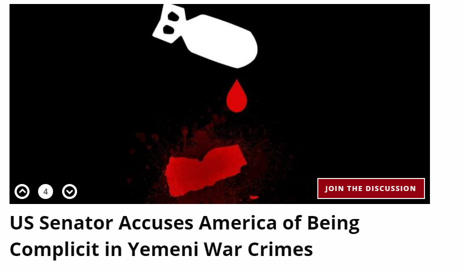 موقع امريكي: الكونغرس يؤكد ارتكاب أمريكا جرائم حرب باليمن  ويدين قصف مطار صنعاء