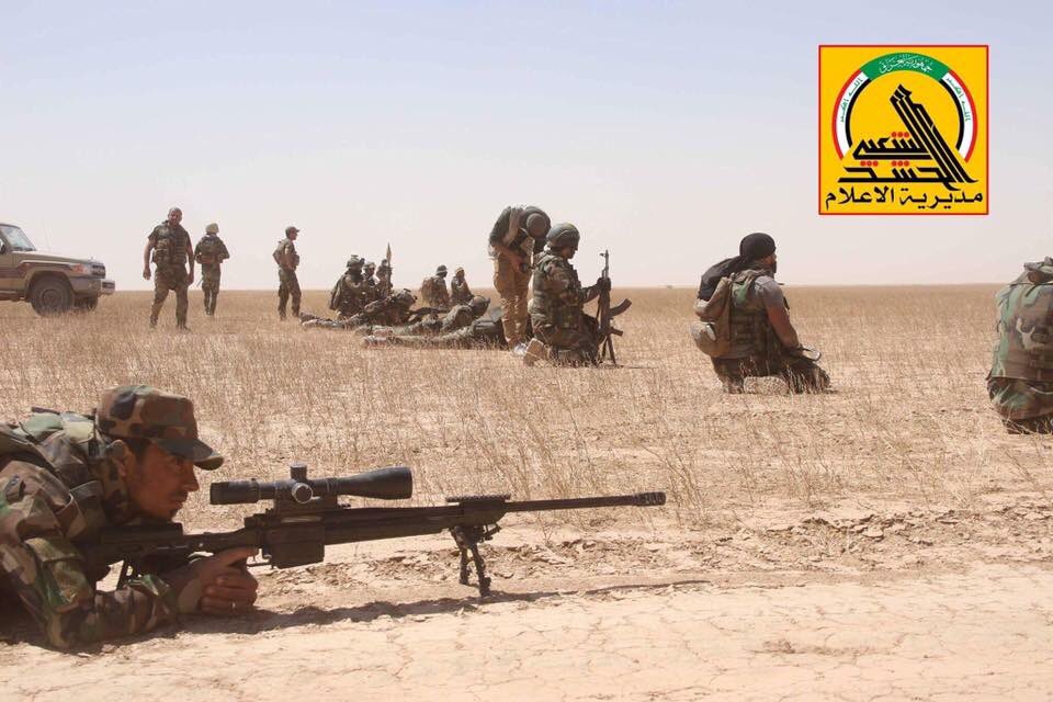 Iraqi Popular Forces Continue Desert Operation against ISIS Terrorists