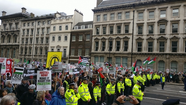 London Protesters Voice Support for Palestine, Oppose Israeli Entity, Balfour Declaration
