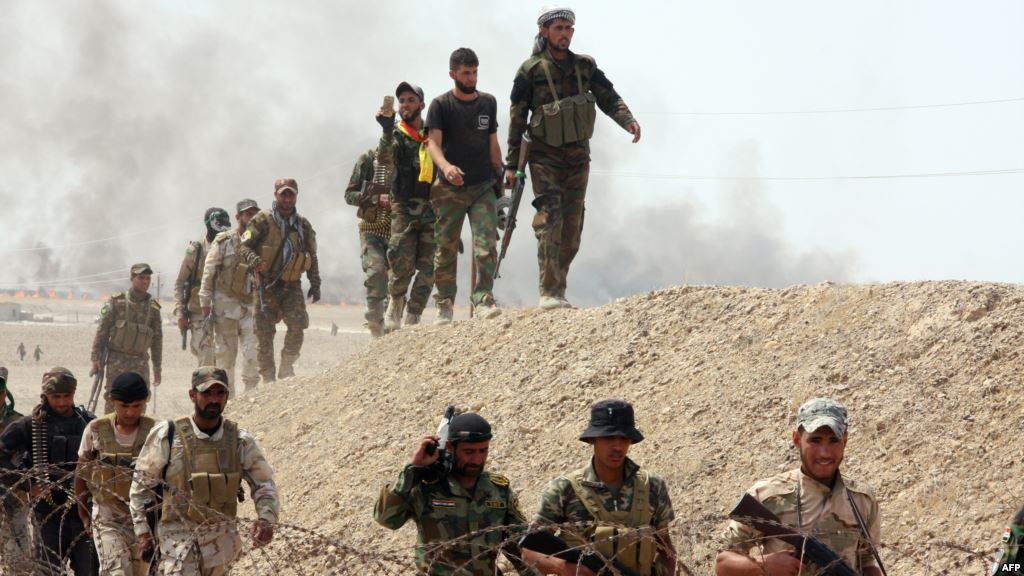 مقتل 60 ارهابياً من تنظيم داعش بمعارك مع قوات الحشد الشعبي غرب الموصل