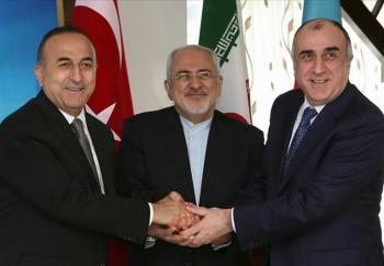 مذاکرات مشترک وزیرخارجه ایران با وزرای خارجه ترکیه و جمهوری آذربایجان