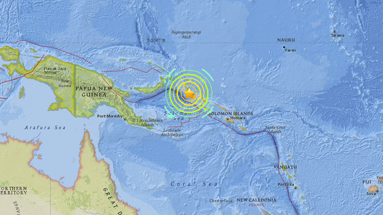 Alerta de tsunami en Papúa Nueva Guinea tras un terremoto de magnitud 8