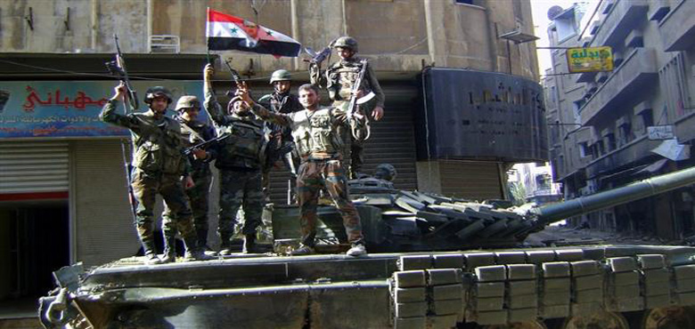 شام، عین الفیجہ علاقے  پر فوج کا قبضہ