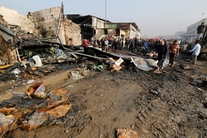 ISIS Claims Baghdad Bomb Attack, 13 Killed Scores Injured