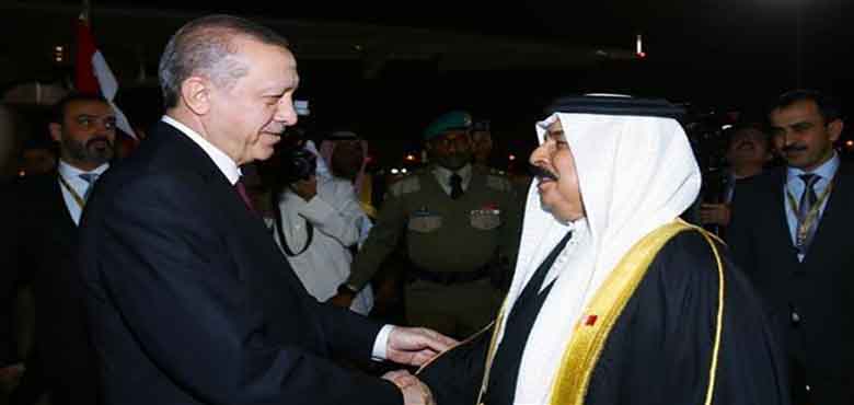بحرین حکومت کے ساتھ ہوں : اردوغان