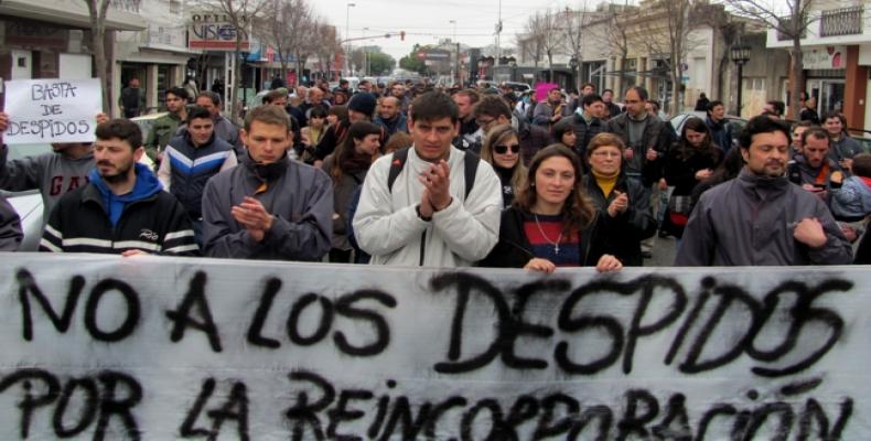 Argentina pierde 80 mil puestos de trabajo con presidente Macri