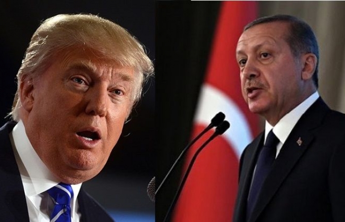 اتصال هاتفي بين أردوغان وترامب حول المنطقة الآمنة في سوريا