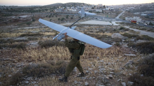 إسقاط طائرة بدون طيار للكيان الاسرائيلي في قطاع غزة