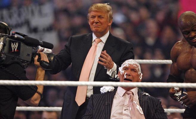 بالفيديو.. مسيرة دونالد ترامب في المصارعة الحرة wwe