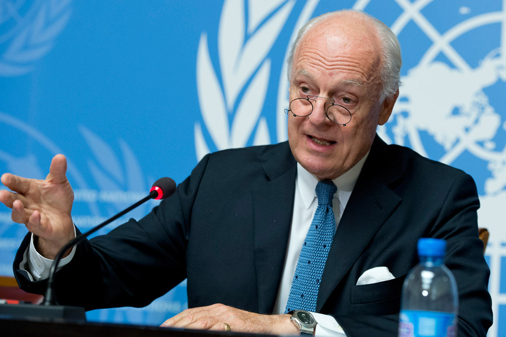 دي ميستورا يقدم استقالته من منصبه كمبعوث الأمم المتحدة الى سوريا