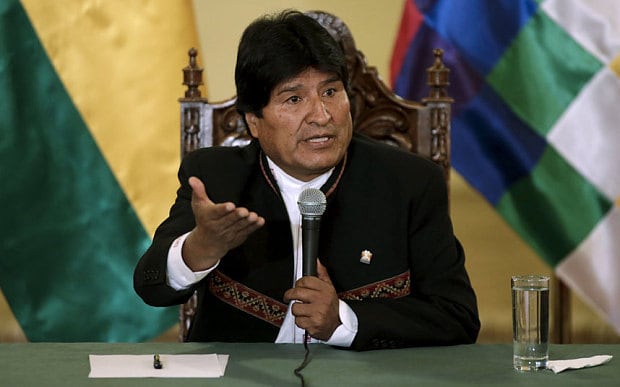 Bolivian President Blames US for Plotting Coup in Venezuela