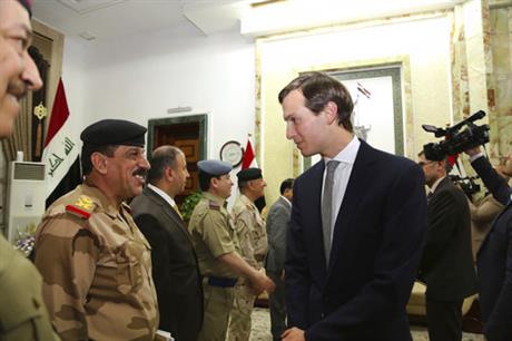 News of Iraq Trip of Trump’s Son-in-Law Revealed Midair