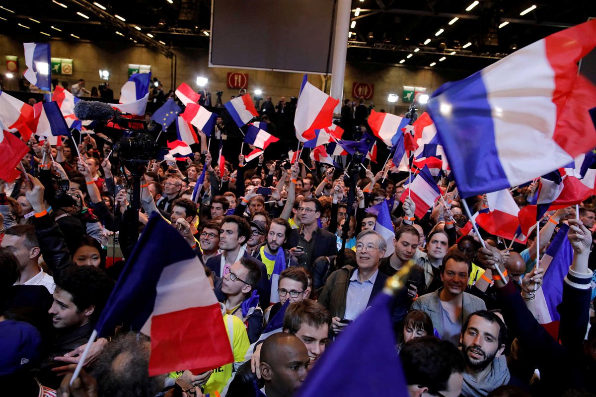 Marcha contra Le Pen y Macron en París