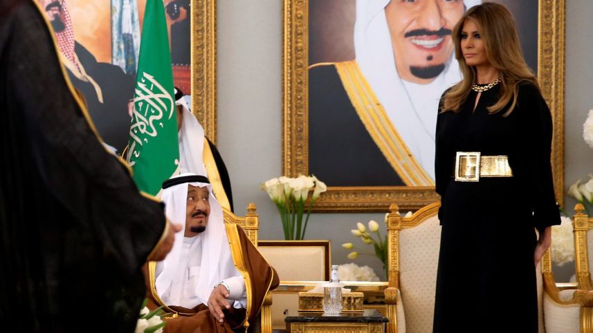 Melania Forgoes Hijab on Saudi Trip as Trump Ignores Riyadh War Crimes