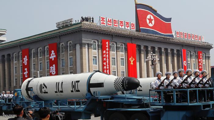 كوريا الشمالية تطلق صاروخ واعدائها يعجزون عن تحديد نوعه