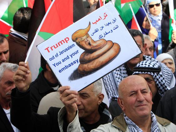 Palestinians Protest Trump’s visit in ‘Day of Rage’