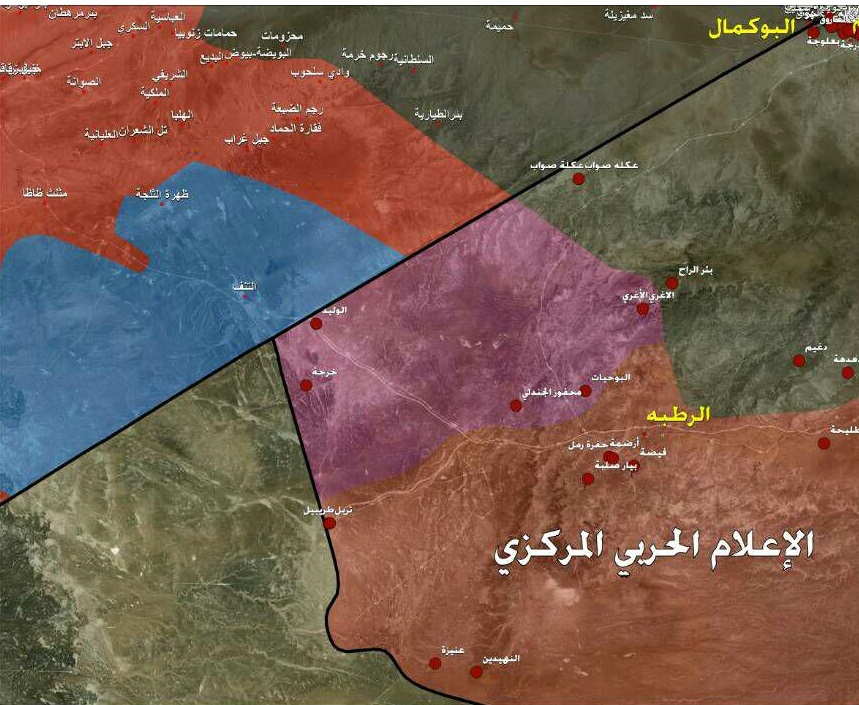 القوات العراقية تسيطر على منفذ الوليد الحدودي مع سوريا+ خرائط مفصلة