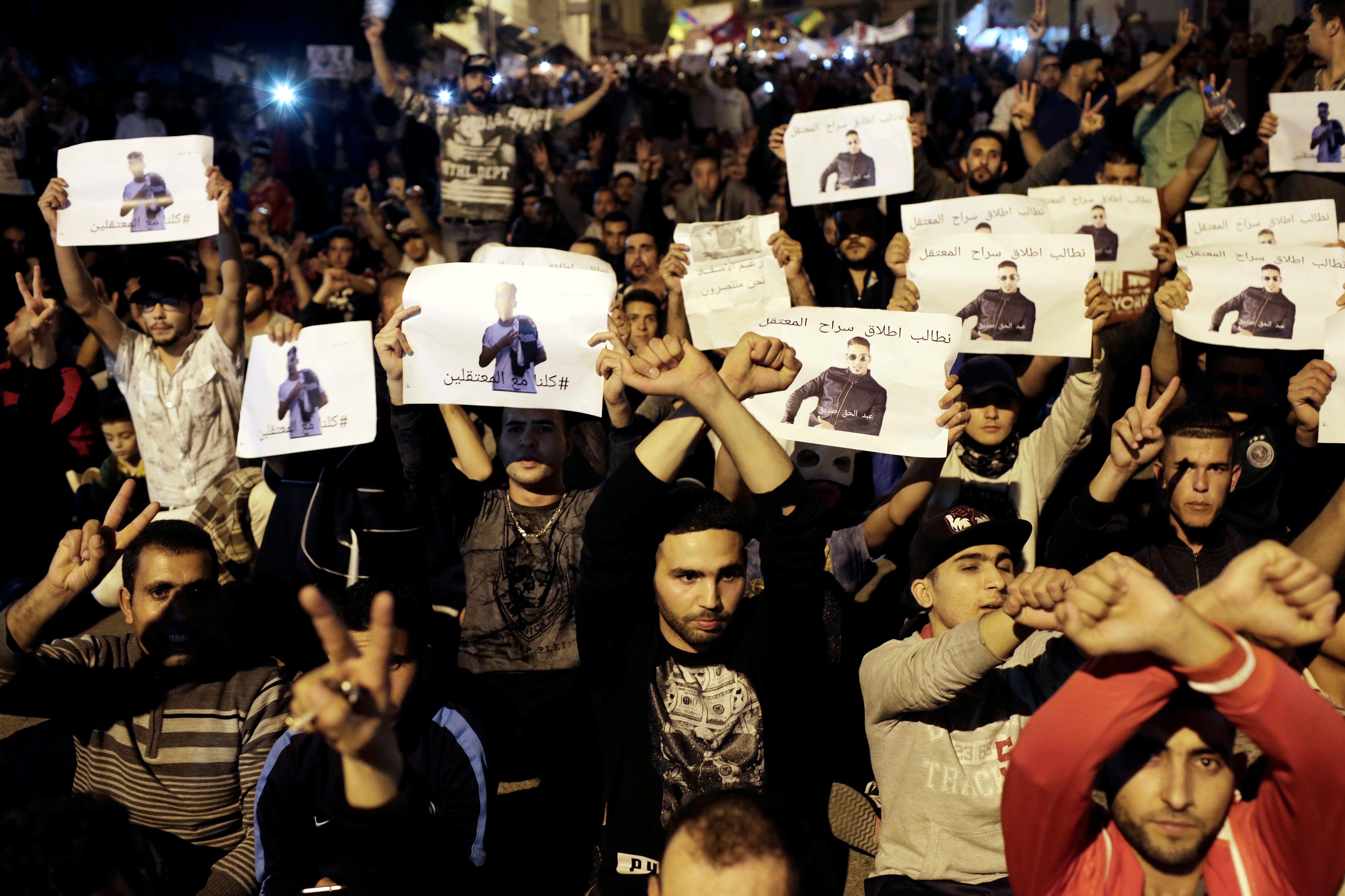 تواصل الإحتجاجات في مدينة الحسيمة بالمغرب