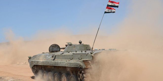 الجيش السوري يحرر 13 قرية في ريف الرقة وحماة