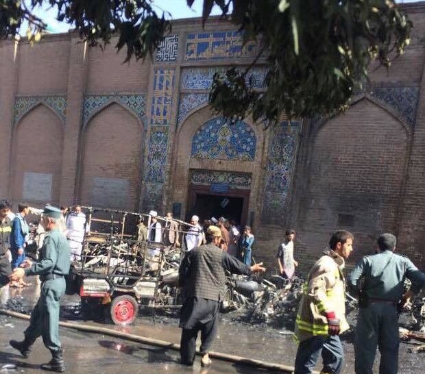 At least 10 Killed, 16 Injured after Bomb Targeted Mosque in Heart, Afghanistan