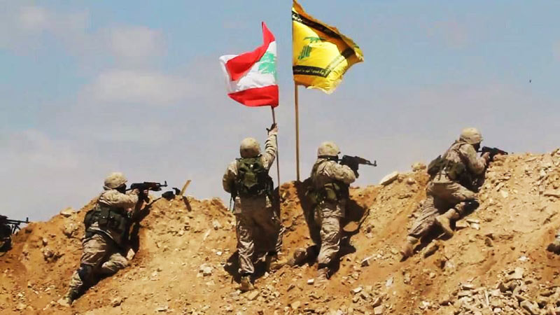 Hezbollah Expels Al-Nusra Terrorists from Arsal, Raises Lebanon, Its Flags