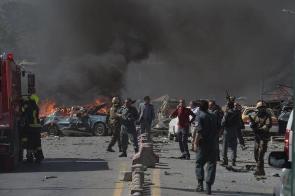 عشرات الضحايا بهجوم ارهابي وسط كابول