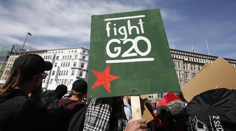 Anti-G20 Protests in Hamburg, Trump Attracts Most Hatred